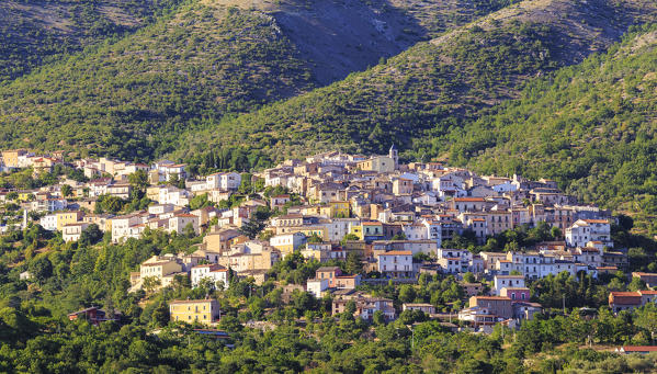 Old town of Ofena, Abruzzo, Italy.