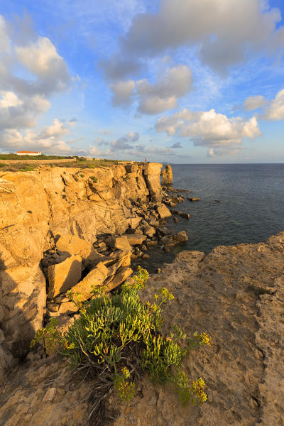 Sunset at Colonne di Carloforte, San Pietro Island, Sud Sardegna province, Sardinia, Italy, Europe.