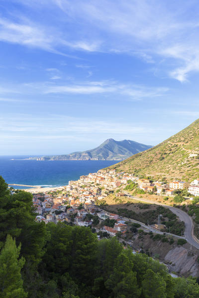 Village of Buggerru, Sud Sardegna province, Sardinia, Italy, Europe.