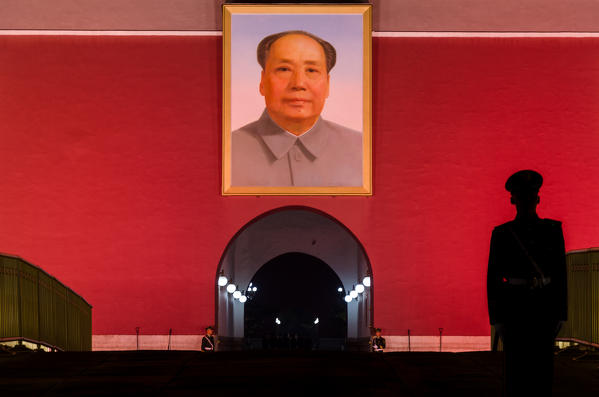 Tiananmen Square at Night, Beijing, China