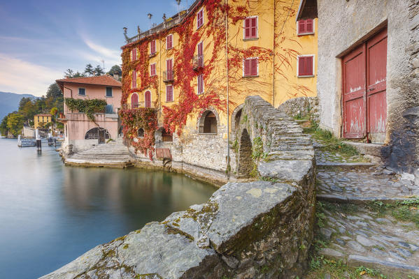 Nesso village, Como lake, Como province, Lombardy, Italy, Europe