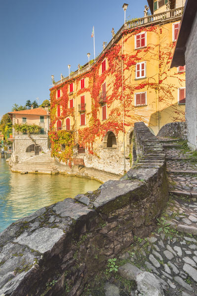 Nesso village, Como lake, Como province, Lombardy, Italy, Europe