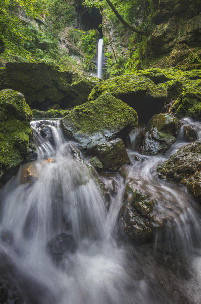 Fermona waterfall, Ferrera di Varese, Varese province, Lombardy, Italy, Europe