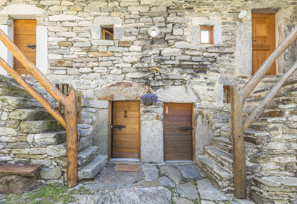 Dasile village, Piuro, Chiavenna valley, Sondrio province, Lombardy, Italy, Europe