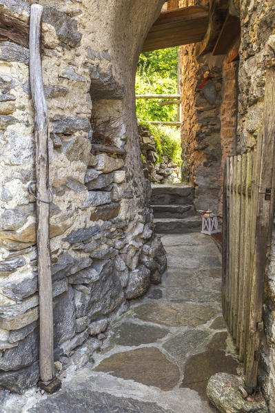 Savogno village, Piuro, Chiavenna valley, Sondrio province, Lombardy, Italy, Europe