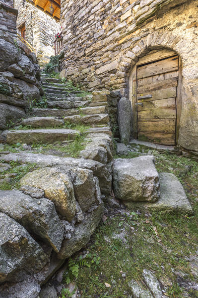 Savogno village, Piuro, Chiavenna valley, Sondrio province, Lombardy, Italy, Europe