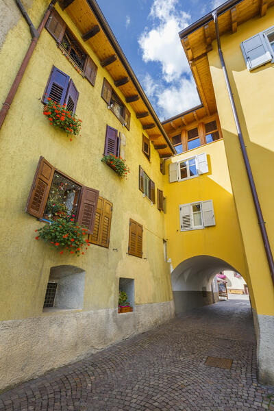 Pellizzano village, Sole valley (val di Sole), Trento province, Trentino-Alto Adige, Italy, Europe