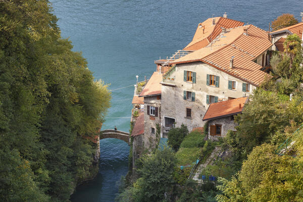 Nesso village, lake Como, Como province, Lombardy, Italy, Europe