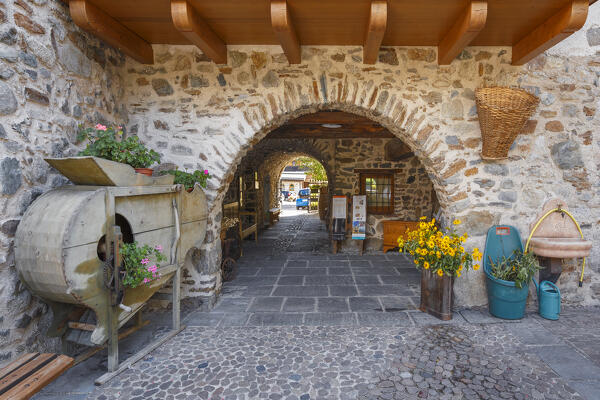 Pellizzano village, Sun valley (val di Sole), Trento province, Trentino alto adige, Italy, Europe