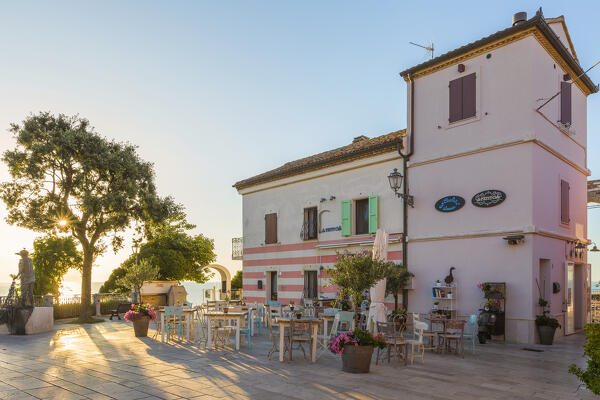 Numana village, Riviera del Conero, Ancona province, Marche, Italy, Europe