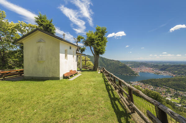 Sant'abbondio church, Croce dell'uomo, Cernobbio, lake Como, Como province, Lombardy, Italy, Europe