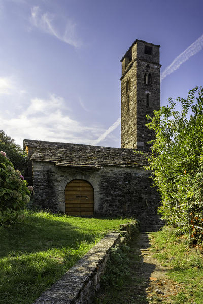 The church of San Martino, Careno, lake Como, Como province, Lombardy, Italy, Europe