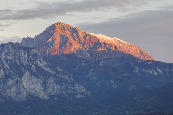 Sunrise on Grigna Meridionale (Grignetta), Lecco province, Lombardy, Italy, Europe
