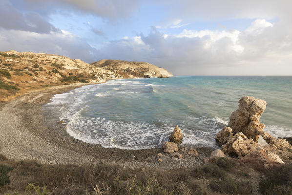 Cyprus, Paphos, Petra tou Romiou also known as Aphrodite’s Rock 


