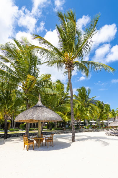 The beach of the Beachcomber Paradis Hotel, Le Morne Brabant Peninsula, Black River (Riviere Noire), Mauritius