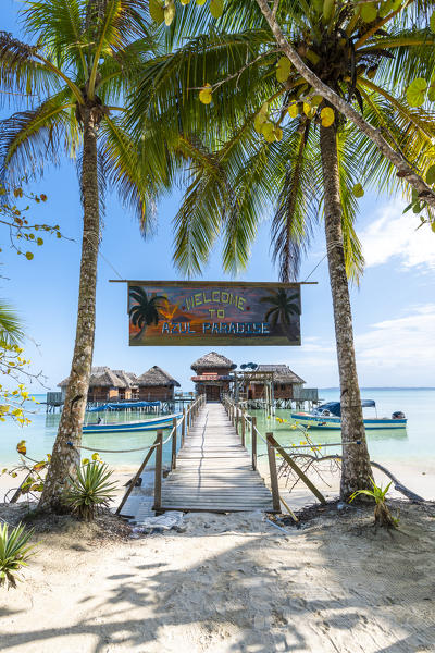 Azul Paradise resort, Bastimentos island, Bocas del Toro province, Panama, Central America (PR)