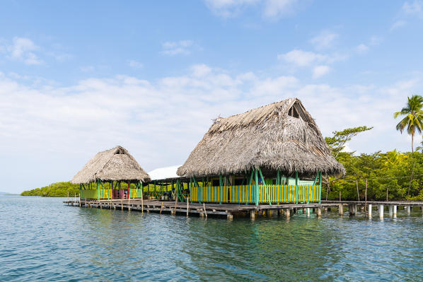 Overwater bungalow, Bocas Del Toro, Panama, Central America