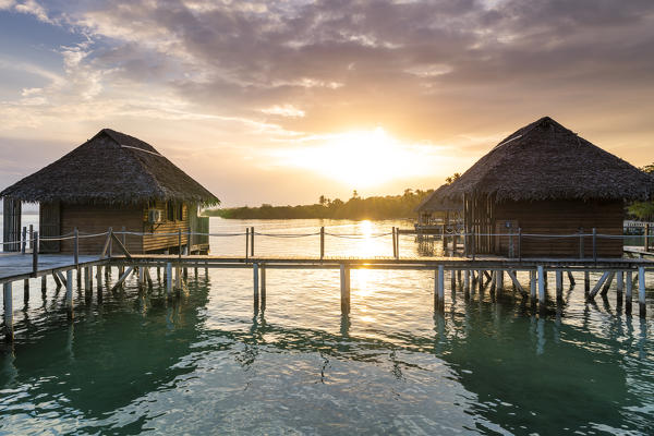 Azul Paradise resort, Bastimentos island, Bocas del Toro province, Panama, Central America