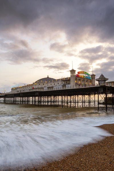 Palace pier, Brighton, East Sussex, England, UK