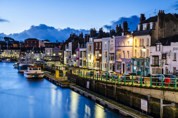 Weymouth harbor, Jurassic coast, Dorset, England, UK