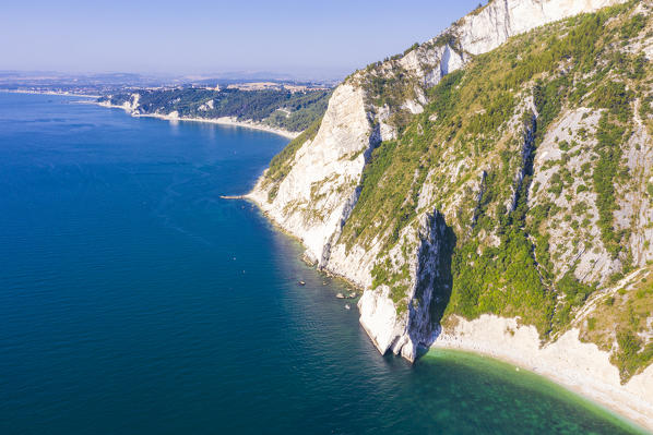 The Due Sorelle (Two Sisters) beach, Conero Riviera, Sirolo, Ancona province, Marche, Italy