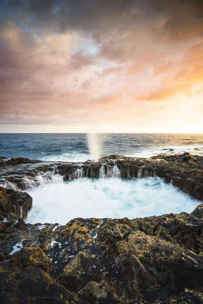 El Bufadero de La Garita, Province of Las Palmas, Gran Canaria, Canary Islands, Spain