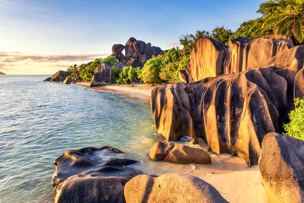 Anse Source d'Argent beach, La Digue island, Seychelles, Africa