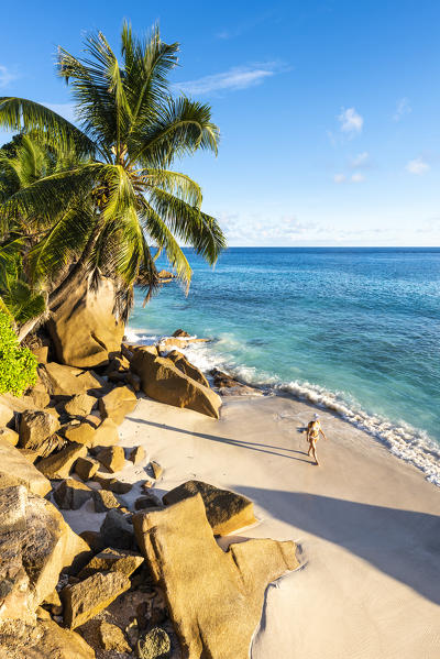 Anse Patates beach, La Digue, Seychelles, Africa (MR)