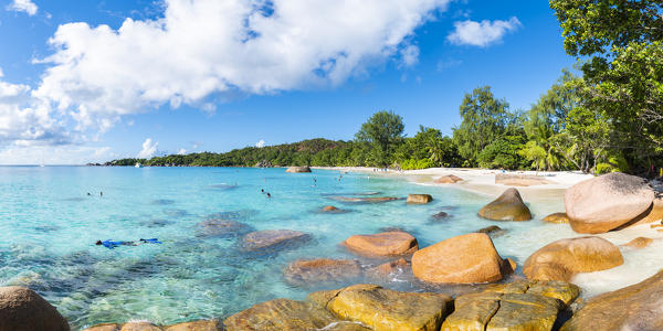 Anse lazio beach, Praslin island, Seychelles, Africa