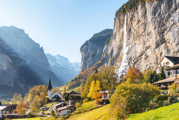 Lauterbrunnen, Canton of Bern, Switzerland, Europe