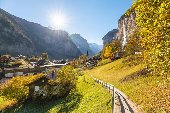Lauterbrunnen, Canton of Bern, Switzerland, Europe
