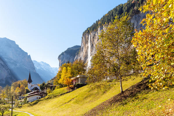Lauterbrunnen, Canton of Bern, Switzerland, Europe