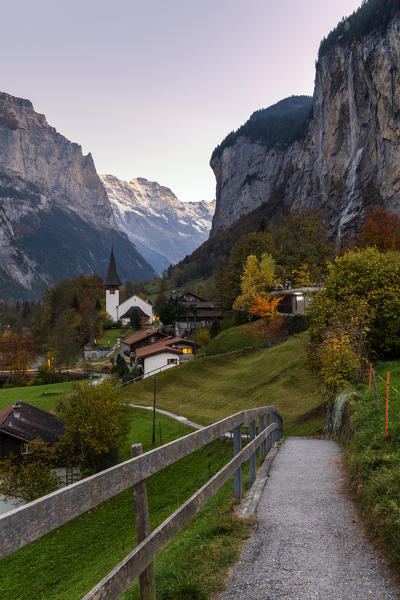 Lauterbrunnen, Canton of Bern, Switzerland, Europe
