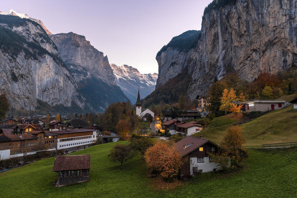 Lauterbrunnen, Canton of Bern, Switzerland, Europe