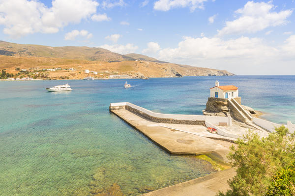 Church St. Thalassini, Andros, Cyclades Archipelago, Greece, Europe