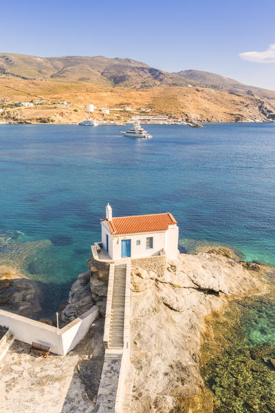 Church St. Thalassini, Andros, Cyclades Archipelago, Greece, Europe