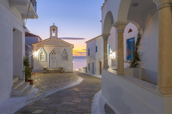 Church of St. Barbara, Andros, Cyclades Archipelago, Greece, Europe