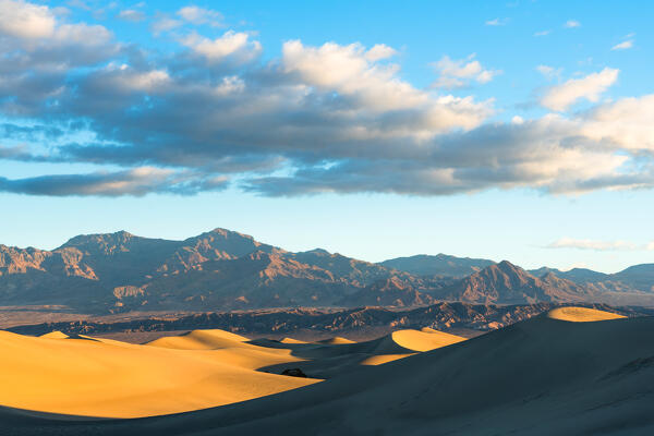 Mesquite Flat Sand Dunes at Death Valley National Park, Inyo County, California, North America, USA