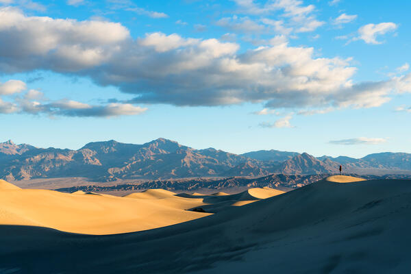 Mesquite Flat Sand Dunes at Death Valley National Park, Inyo County, California, North America, USA