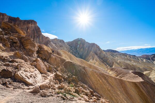 Golden Canyon, Death Valley National Park, Inyo County, California, North America, USA