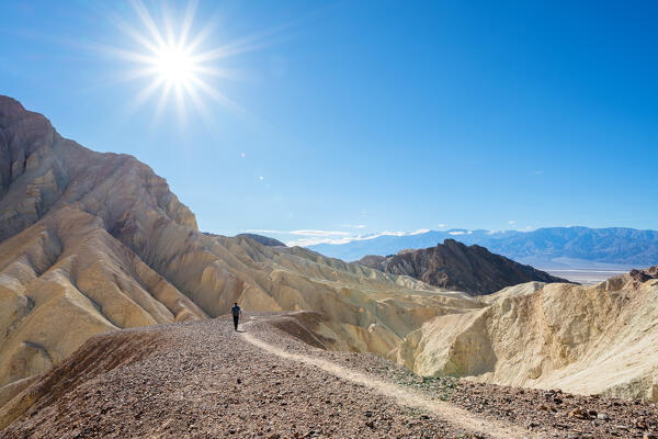 Golden Canyon at Death Valley National Park, Inyo County, California, North America, USA