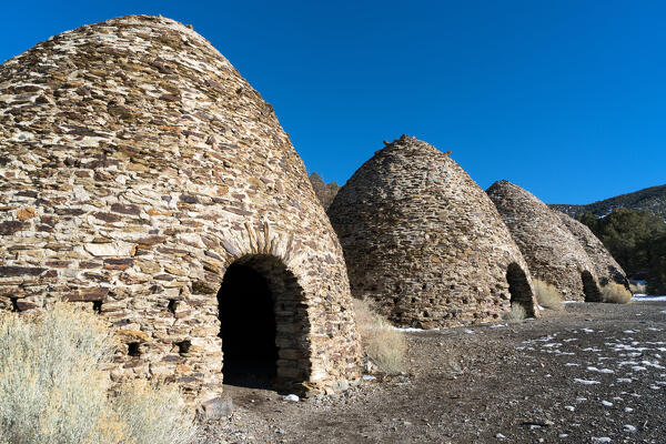 Wildrose Charcoal Kilns, Death Valley National Park, Inyo County, California, North America, USA