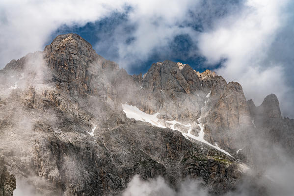 The east-face of Gran Sasso d'Italia, Campo Imperatore, L'Aquila province, Abruzzo, Italy, Europe