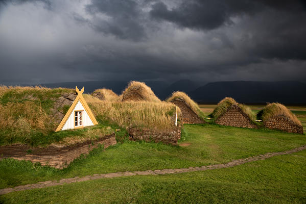 Glaumbaer historical museum, the oldest farm in Iceland, Skagafjordur, Northern Iceland