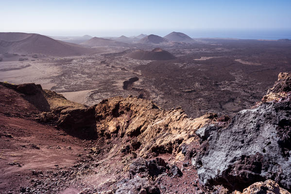 Timanfaya National Park, Lanzarote, Canary island, Spain, Europe