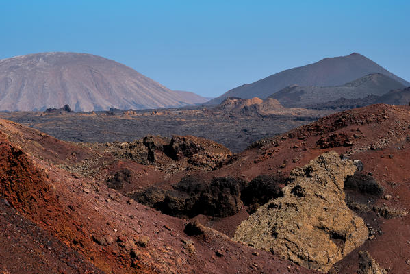 Timanfaya National Park, Lanzarote, Canary island, Spain, Europe