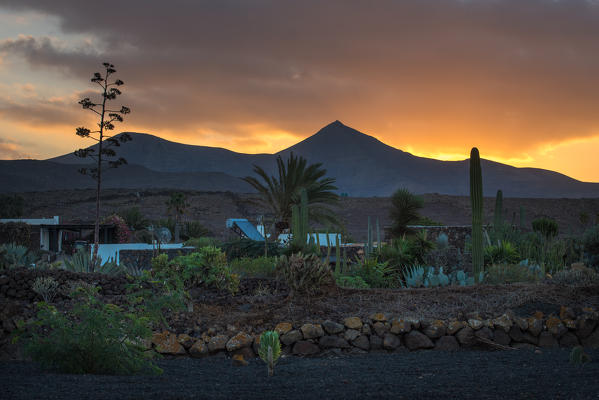 Sunrise at Lanzarote, Canary island, Spain, Europe