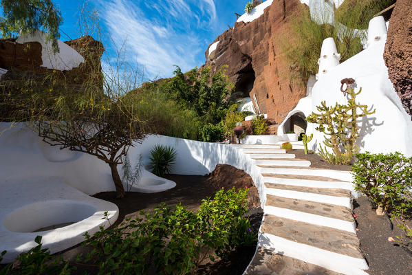 Lagomar museum, house of Omar Sharif in Lanzarote, Canary Island, Spain, Europe