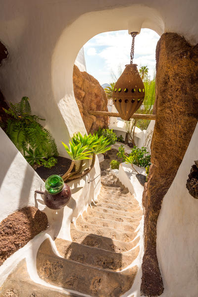 Lagomar museum, house of Omar Sharif in Lanzarote, Canary Island, Spain, Europe
