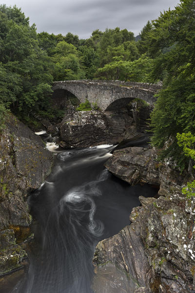 The Telford bridge, Invermoriston, Scotland, Europe